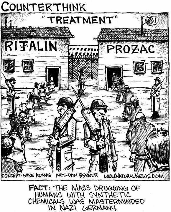 Fato: A droga de massa de seres humanos com produtos químicos sintéticos foi idealizado na Alemanha nazista.